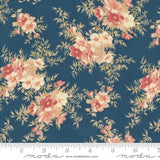 Sandalwood Cassandra Florals Indigo Blue by 3 Sisters Moda 1/2Yard 44384 14 Flowering Plants