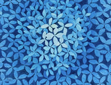 PAINTING WATERCOLOR ART FLOWER HYDRANGEA BLUE 11X14 AND DOUBLE WHITE MAT 16X20 Hydrangea