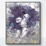 Original Abstract Expressionism 8x10 Hydrangea Handmade Signed Fine Art 73 Hydrangea