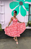 Rockin Bettie - Wild Carnation Dress in Pink Carnation