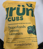 grŸns Superfoods Greens Gummies 168 Kids  Gluten-Free Nut Free Dairy Free Green Plant