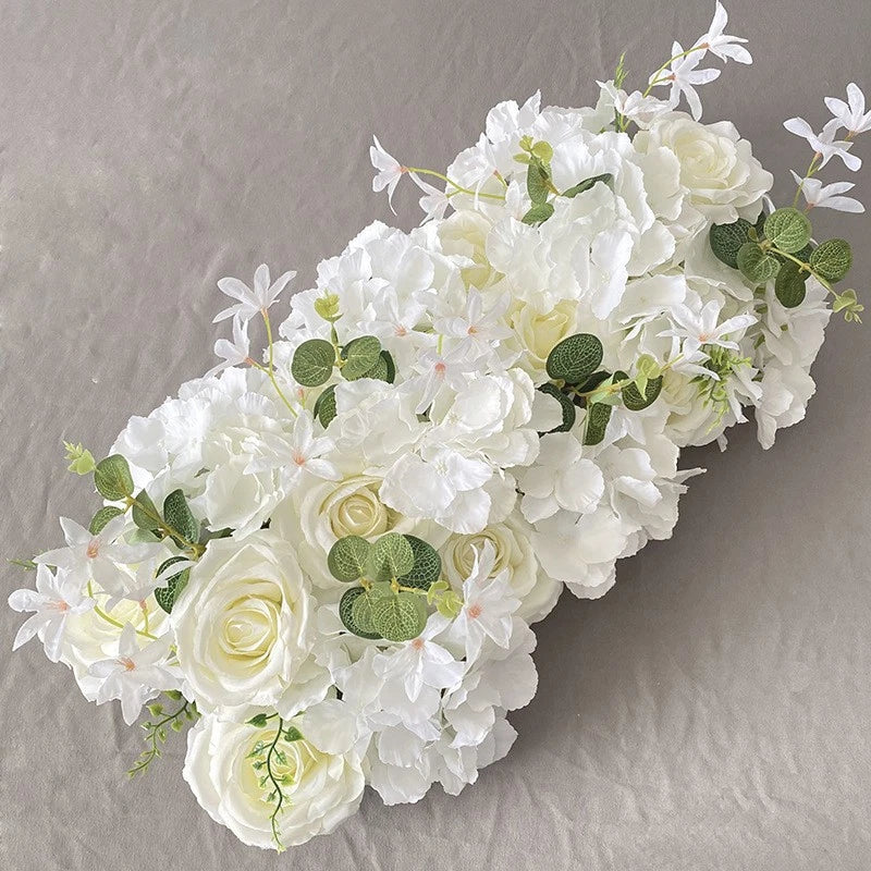 Wedding party simulation flower decoration rose Hydrangea landscape flower wall Hydrangea