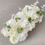 Wedding party simulation flower decoration rose Hydrangea landscape flower wall Hydrangea