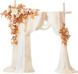 Artificial Arch Flowers Kit Pack of 5, Wedding Decorations for Reception with Ha Ranunculus