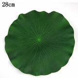 Lotus Leaf Water Lily PU And Foam Plant Simulation Anniversary Artificial Green Plant
