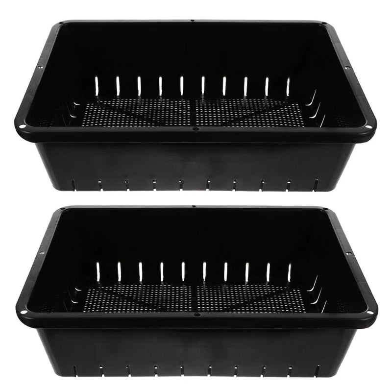 2PCS Garden Propagator Set Trays Starter Tray Sprouting Tray Water Planting Tray Garden Plants