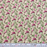 Rhapsody by Cheri Strole for SSI Floral Cotton Fabric by the HALF YARD Flowering Plants