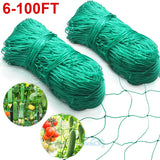 6-100FT Plant Trellis Netting Garden Heavy Duty Polyester Climbing Grow Net Mesh Garden Plants