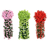 Flower Top Garland Violet Decor Outdoor Hydrangea Vine Artifical Hanging Indoor Hydrangea