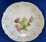 Antique German Hand Painted Hydrangeas Plate Dish Marked Germany 83 Hydrangea