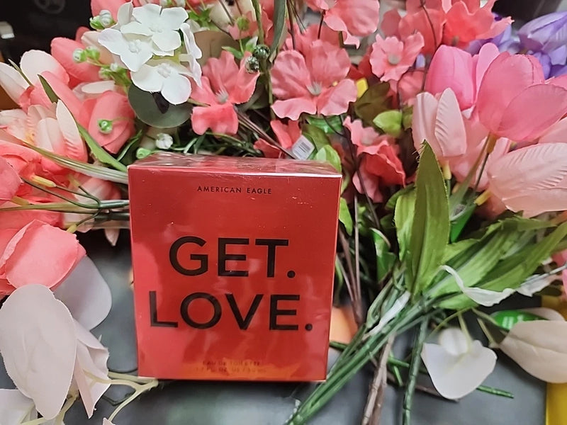 American Eagle GET LOVE 1.7 Ounce Eau De Toilette Unisex Sealed in Box EDT