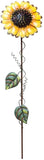 Flower Garden Stake Decorative Flower Yard Stake, Sunflower Decor Metal Yard Art Sunflower