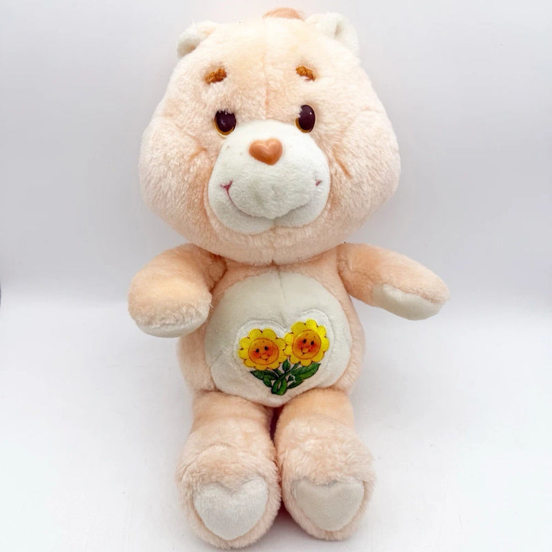 Kenner Care Bears 1983 Friend Bear Sunflower Flower 13" Plush Stuffed Vintage Sunflower