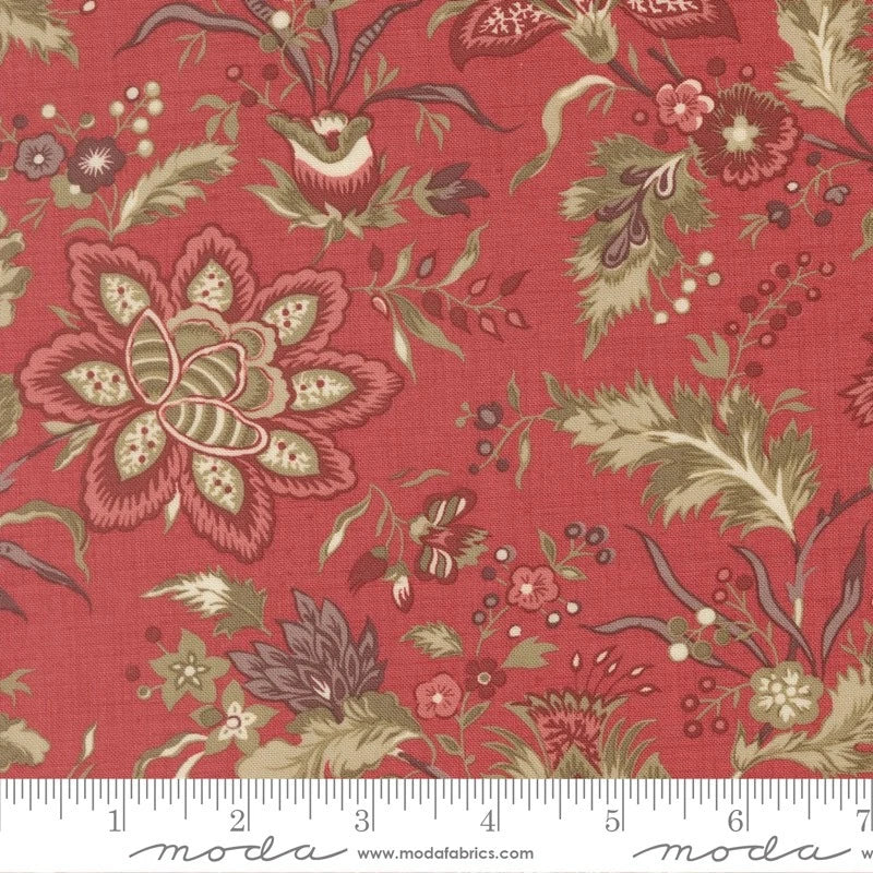 Fleur de Paris Garance Pivoine Florals by French General Moda 1/2 Yard 13990 15 Flowering Plants