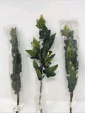 Green Leafy Branch Floral Pick 22Ó Long 3 Picks Basket Vase Filler NOS Green Plant
