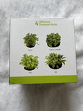 NatureIt Herbs Seed Starter Kit Grow Parsley, Basil, Cilantro, Sage from Seed Garden Plants