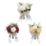 Wedding Bridal Bouquet Artificial Flowers for Parties Ceremony Decorations Bouquet