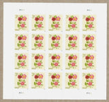 PEONIES FLOWERS 2024 US SCOTT #5899 NATURE 20 MINT XF 3c STAMP SHEET NIP Peony