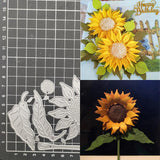 Metal Cutting Dies Sunflower Flowers Scrapbooking Embossing Paper Card Stencils Sunflower
