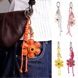 Decorative Bag Pendant for Women Floral Sunflower Charm Handbag Accessory Sunflower