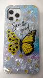 Simply Southern iPhone 12 ProMax Butterfly Sunflower Daisy Flower Phone Case New Sunflower