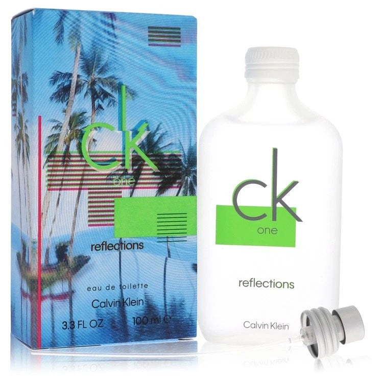 CK One Reflections by Calvin Klein Eau De Toilette Spray (Unisex) 3.4 oz For Men EDT