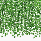 96 Pack 672Ft Artificial Ivy Garland, Fake Vines UV Resistant Greenery Leaves... Green Plant