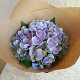 Mothers Day  Flowers Artificial Silk Hydrangea Flowers Bouquets Faux  Hydrangea Hydrangea