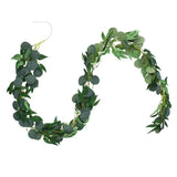 Value Faux Mixed Greenery Garland, Wedding Supplies, Home Decor, 6' Long Green Plant