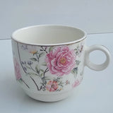 Grace Teaware Camellia Hydrangea Floral Teacup Hydrangea