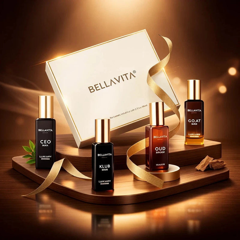 Bella Vita Perfume EAU DE PARFUM Luxury Gift Set For Men - (4 x 20mls) fast ship EDP