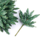 Set of 24 Artificial Canadian Pine 17" Picks Green Plant