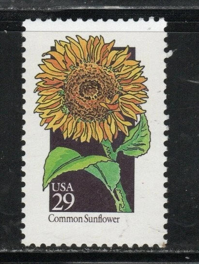 2666  * COMMON SUNFLOWER  ~ WILDFLOWERS * U.S. Postage SINGLE MNH Sunflower