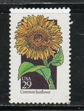 2666  * COMMON SUNFLOWER  ~ WILDFLOWERS * U.S. Postage SINGLE MNH Sunflower