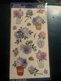 Sticko Hydrangea Flowers Stickers Papercraft DIY Crafts Scrapbook Hydrangea