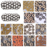 Flower Daisy Spacer Plated Findings Brass Copper Silver Gold Jewelry 3-8mm Daisies