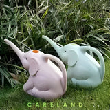 Elephant Shape Watering Can Plastic 1L Ind-Outdoor Garden Plant Irrigation Pot Garden Plants