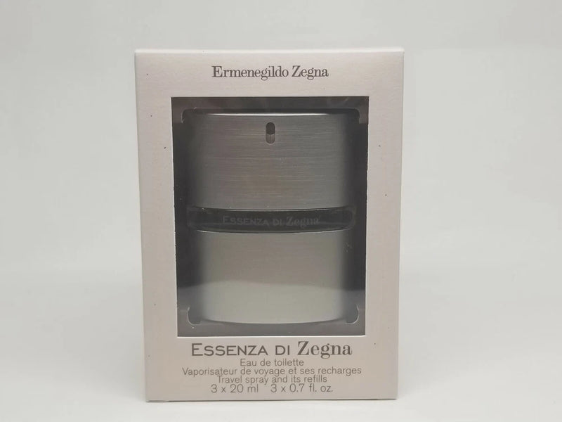 Essenza di Zegna Ermenegildo 3x20ml Travel Spray and Refills Very RARE!! EDT