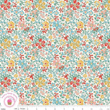 Riley Blake LIBERTY COLLECTOR'S HOME 1666802A Green Floral Quilt Fabric Flowering Plants