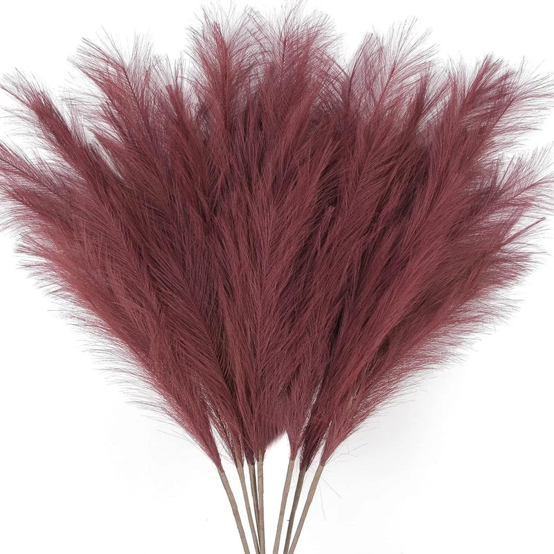 38" Faux Pampas Grass - Tall Artificial Flower for Vase, Boho Decor Pampas Grass
