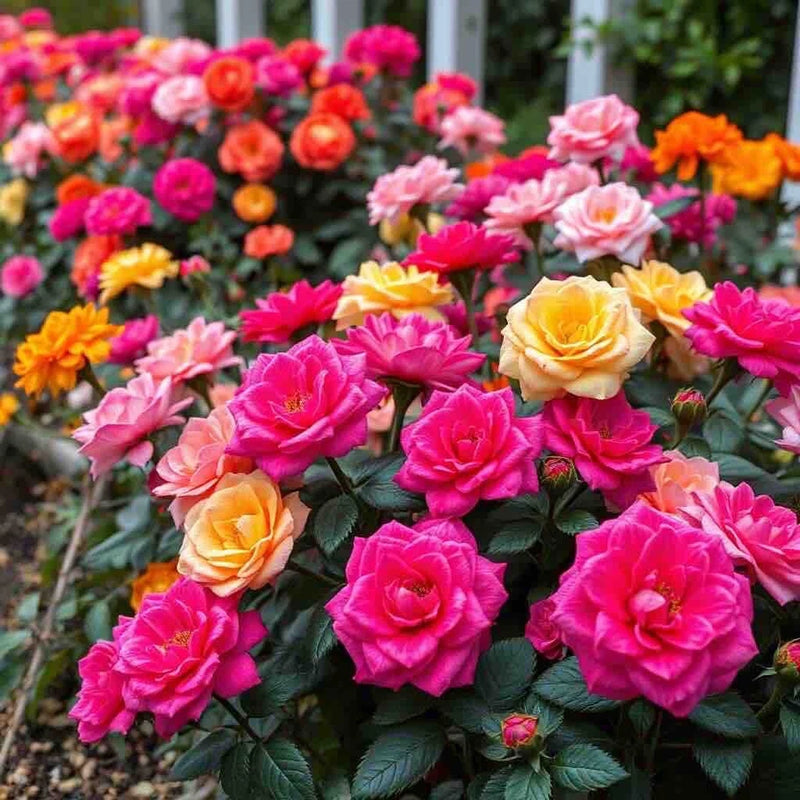 200 Moss Rose Double Mix Color Seeds Portulaca Grandiflora Flowers Flowering Plants