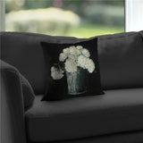 Begin Home Decor C1PT14149TEIV3 14 x 14 in. White Hydrangea Flowers Rustic Th... Hydrangea