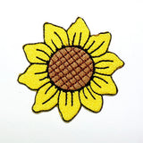 Sunflower Patch Yellow Flower Artwork Emblem for DIY Iron on Clothes Jeans Bag Sunflower