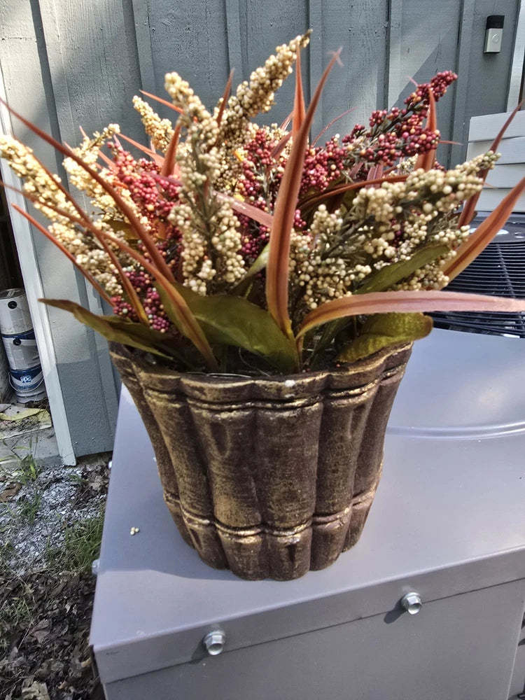 Fall lighted arrangement Green Plant