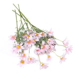 Silk Chamomile Daisy Flowers 7 Pcs Artificial 50cm for Indoor Outdoor Use Daisies
