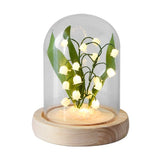 Linglan Flower Night Light Decoration Handmade DIY Material Package Countryside Lily
