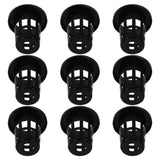 100 Pcs Hydroponic Grow Pots Garden Slotted Mesh Net Cups Growing Garden Plants