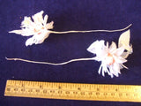Vintage Millinery Flower Daisy Dahlia Pink Lot of2 G24 Daisies