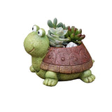 Turtle Plant Pot Flowerpot Animal Garden Pot for Home & Office Decor Set of 1 Garden Plants