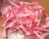 silk embroidery ribbon flower 1/8